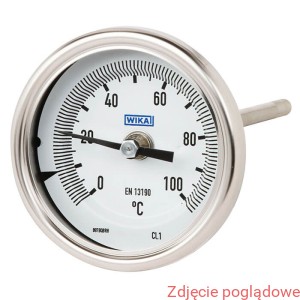 TERMOMETR BIMETALICZNY, TG54.100/2, 0-120ST.C, G1/2, L-230X8MM,TYLNY