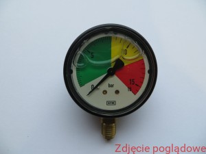 Manometr glicerynowy model 113.13.063 0-16 bar M12x1,5 dolne