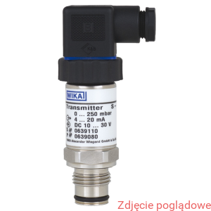 PRZETWORNIK CIŚNIENIA S-11 0-10BAR G1/2B,4-20MA,4-PIN, WTYCZKA TYPU L