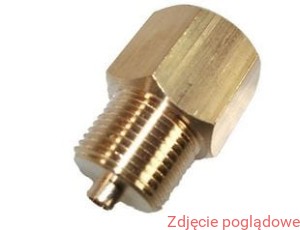 ZŁACZE GWINTOWANE REDUKCYJNE GW.ZEW. M20x1,5 / GW.WEW. G1/2 MOSIĄDZ