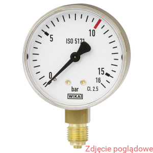 Manometr spawalniczy , model 111.11.063  0-250 bar M12 x 1,5 stal , do tlenu 
