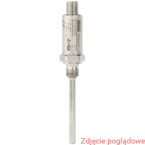 Termometr rezystancyjny TR33, -50/150ST.C  G1/2" PT100 4-p kl.A, stały, L=75 mm x 6 mm 