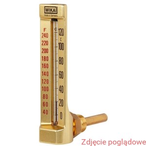 Termometr szklany G 3200, wymiar nominalny 110 x 30, wykonanie proste