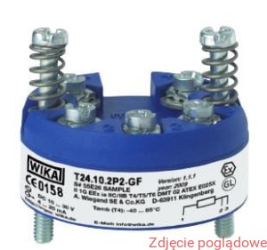 Przetwornik temperatury model T24 analogowy 4..20MA,0-150st.C , 2-przewody  