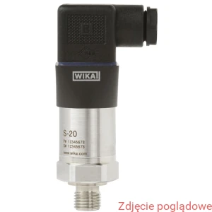 PRZETWORNIK CIŚNIENIA S-20 0-6BAR WZGL. G1/2" 4...20MA -20/+100ST.C