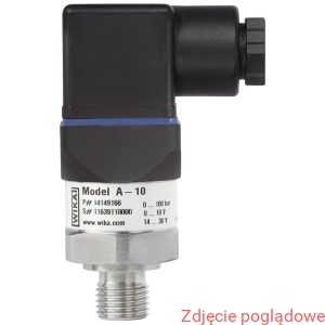 PRZETWORNIK CIŚNIENIA A-10 0-10BAR WZGLĘDNE G1/4 4-20MA WTYCZKA L