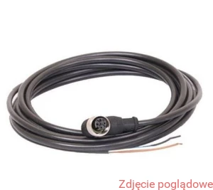 WTYCZKA KĄTOWA 4-PIN PRZEWÓD 10M M12X1,0