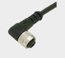 Wtyczka kątowa 4-pinowa M12X1 wew. pod kabel 4-6MM