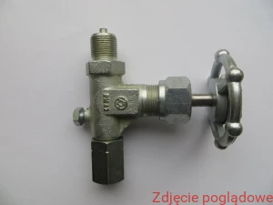 ZAWÓR MANOMETROWY STALOWY  DWUDROGOWY  PN420BAR 2 X M20X1,5