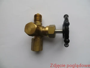 ZAWÓR ZAPOROWY IGLICOWY TRÓJDROGOWY 10MPA M20X1,5/ M20X1,5 