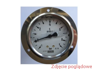 MANOMETR GLICERYNOWY 213.53.063 -1/+9BAR G1/4 MOC. TYLNE KOŁ.PRZEDNI GLICERYNA