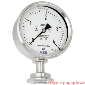 Manometr membranowy z membraną czołową PG43SA-S.100 0...10 bar przyłącze gwintowe wg DIN 11851,DN40