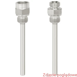 Osłona termometryczna TW45-G forma 8 G 1/2 B G 1/2 B zew. U1=259 mm stal CrNi