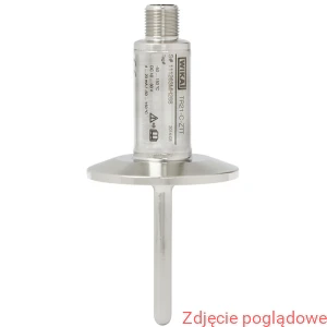 Miniaturowy termometr rezystancyjny TR21-C dla sterylnych procesów technolog. -50/150st.C CLAMP DN25-40 PT100,3-PRZEW. L=6x50mm