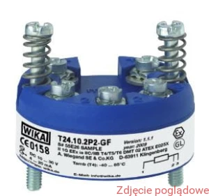 Przetwornik temperatury model T24 analogowy 4..20MA,0-150st.C , 2-przewody  
